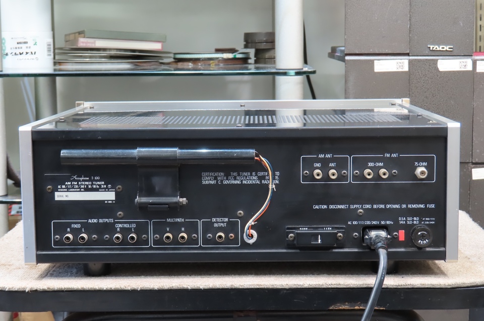 T-100 Accuphase - 中古オーディオ 高価買取・販売 ハイファイ堂