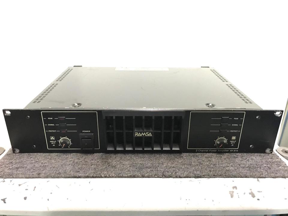 national ナショナル RAMSA ラムサ パワーアンプ WP-9110