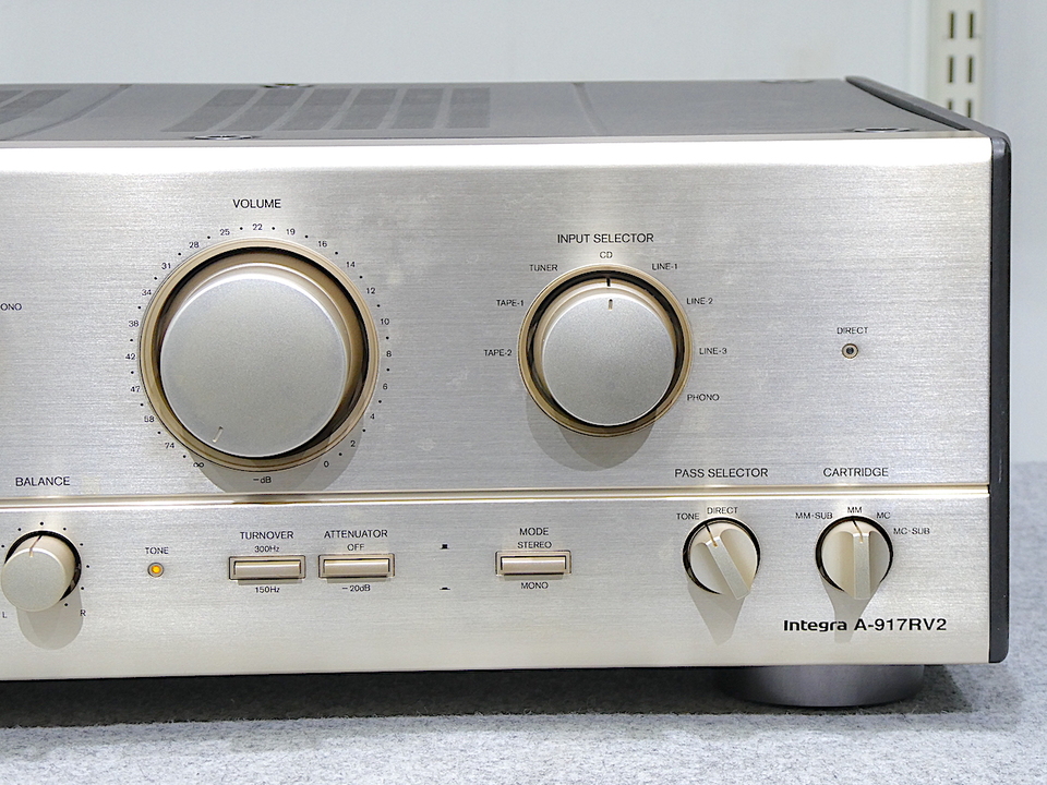 onkyo A-917RV2 アンプ　通電確認済み Yahoo!オークション -「onkyo a-917rv2」の落札相場・落札価格
