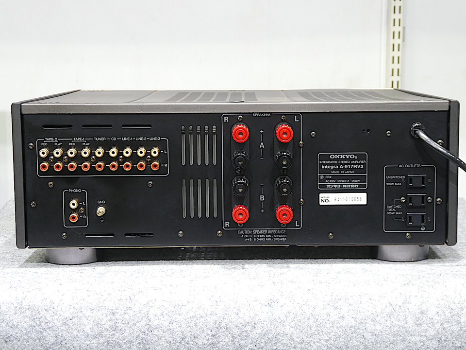 onkyo A-917RV2 アンプ　通電確認済み Yahoo!オークション -「onkyo a-917rv2」の落札相場・落札価格