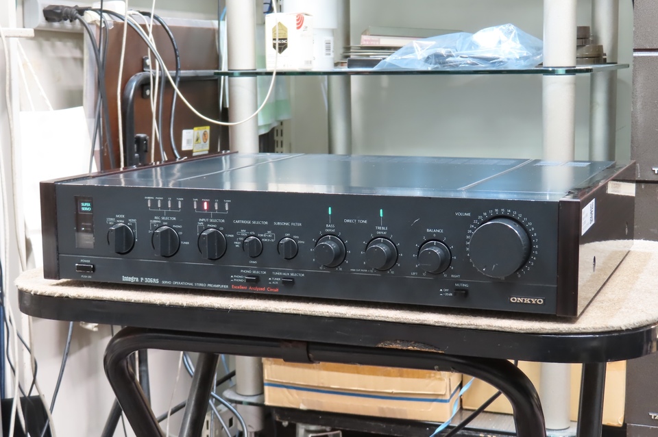 ONKYO P-306RS コントロールアンプ　動作品　プリメインアンプ使用可能 P-306