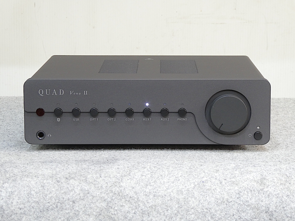 Quad Vena II アンプ/グレー美品 QUAD VenaII ランカスターグレー（G） プリメインアンプ - 最安値