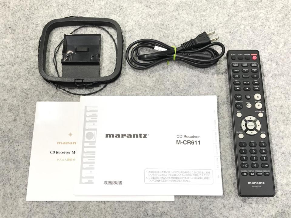 ジャンク（電源入らず）Marantz M-CR611 本体、取説、リモコンのみ ジャンク（電源入らず）Marantz M-CR611 本体、取説、リモコンのみ