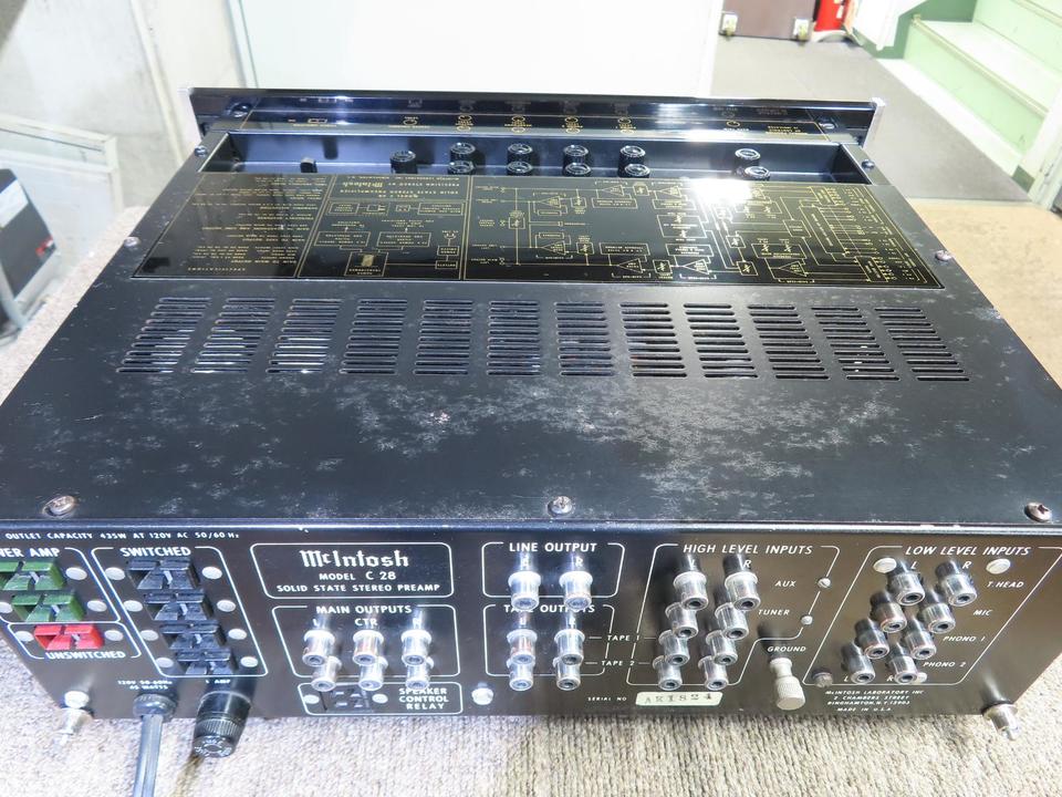 激レア✨メンテナンス済み！McIntosh 名作 C28 プリアンプ 激レア✨メンテナンス済み！McIntosh 名作 C28 プリアンプ