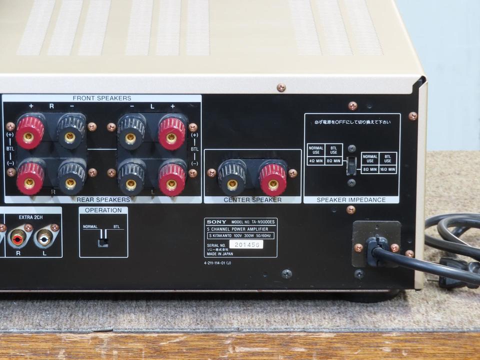 SONY TA-N9000ES 5ch パワーアンプ 中古美品 SONY TA-N9000ES 5ch power amplifier used good condition | eBay