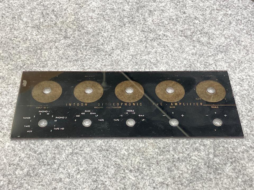 MCINTOSH C20 フェイス プレート ガラスパネル C20（後期）ガラスパネル McIntosh - 中古オーディオ 高価買取・販売