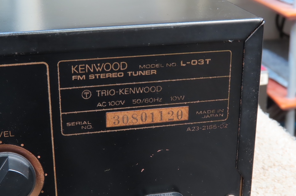 L-03T KENWOOD - 中古オーディオ 高価買取・販売 ハイファイ堂