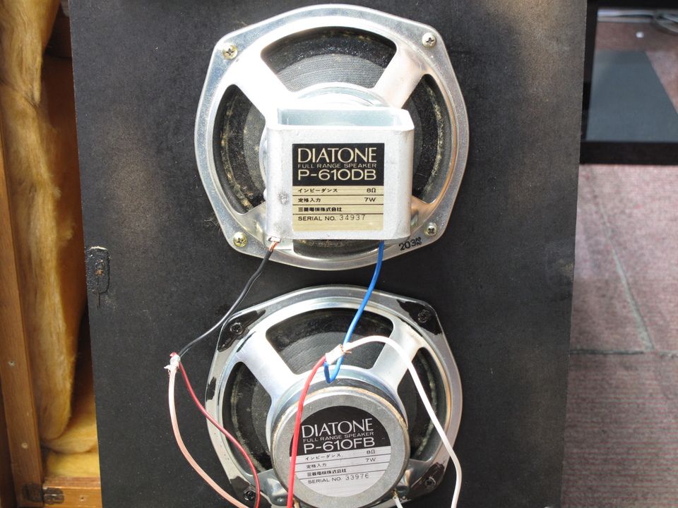 P-610DB+P-610FB+バスレフエンクロージャー DIATONE - 中古オーディオ