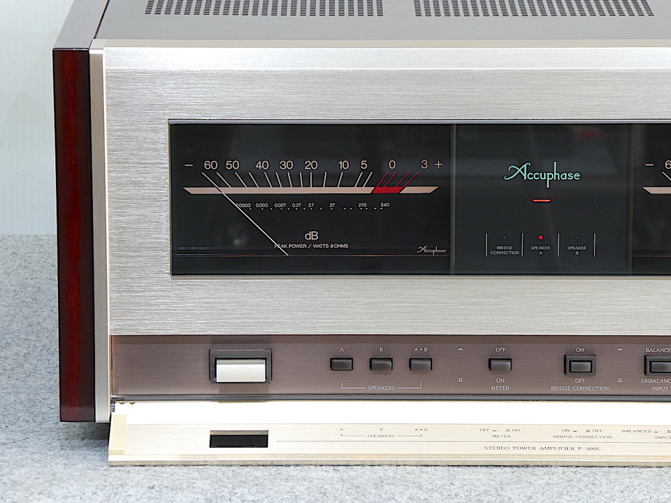 C】Accuphase P-500L パワーアンプ アキュフェーズ 095792