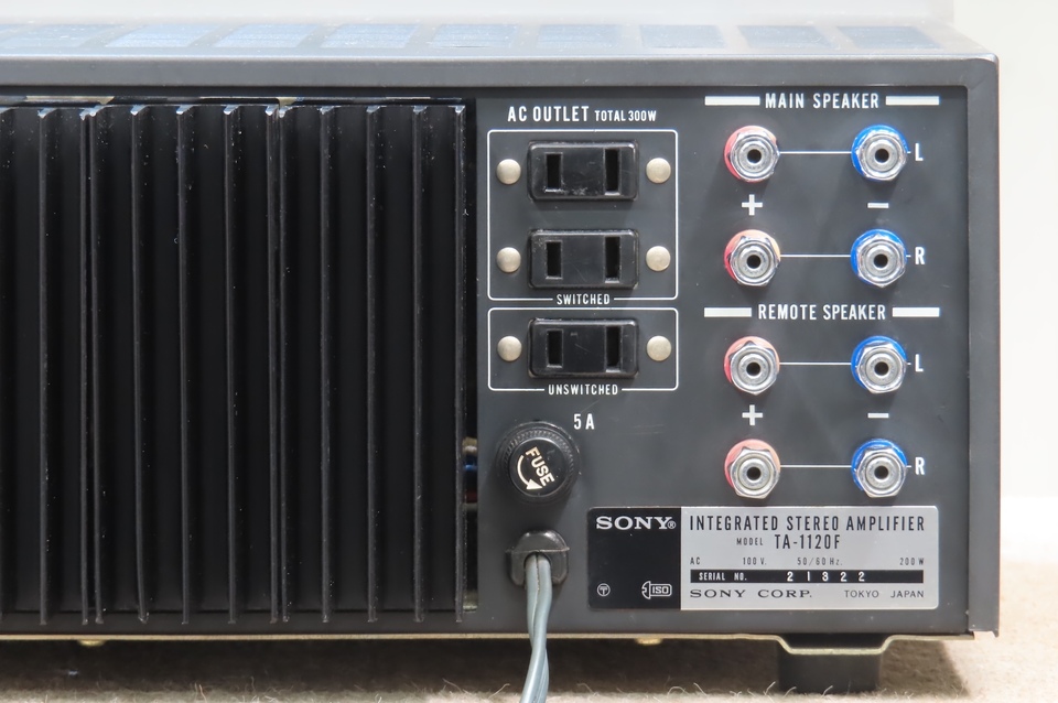 TA-1120F SONY - 中古オーディオ 高価買取・販売 ハイファイ堂