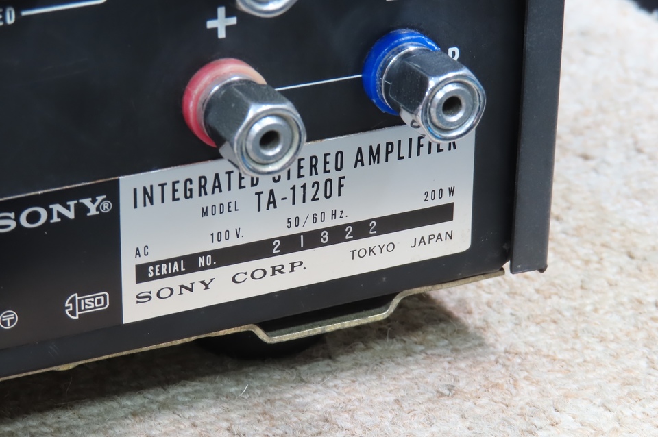 TA-1120F SONY - 中古オーディオ 高価買取・販売 ハイファイ堂