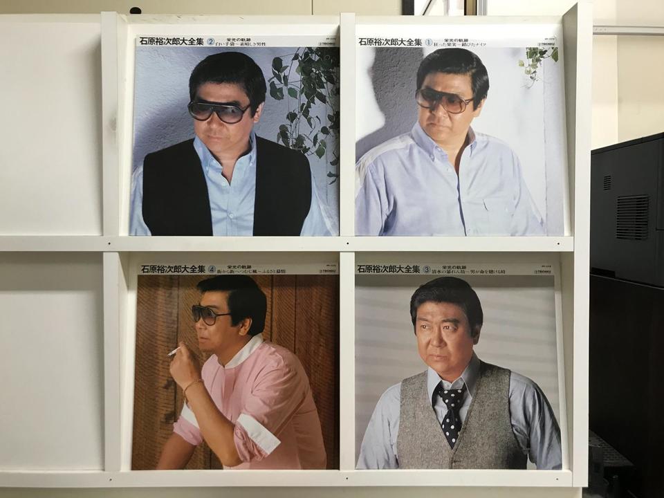 石原裕次郎コンポ 石原 裕次郎 ♪鷲と鷹♪ 1958年 78rpm record , Columbia . G - 241