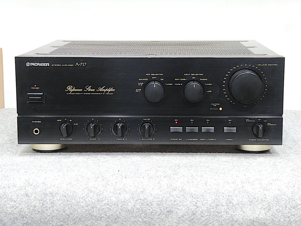 【音出し確認】　Pioneer A-717 プリメインアンプ K*n様 □PIONEER A-717 ステレオプリメインアンプ□音出し確認・ジ