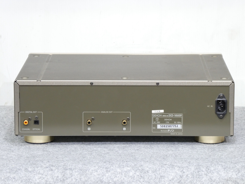 DCD-1650SR DENON - 中古オーディオ 高価買取・販売 ハイファイ堂