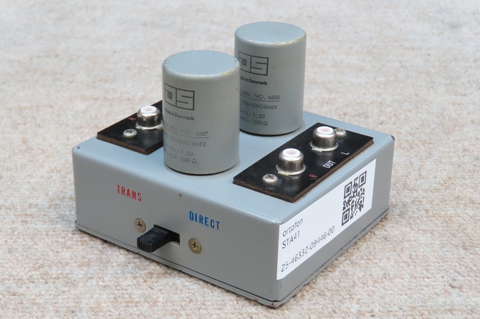 ortofon MC昇圧トランス　STA-6600L STA6600 ortofon - 中古オーディオ 高価買取・販売 ハイファイ堂