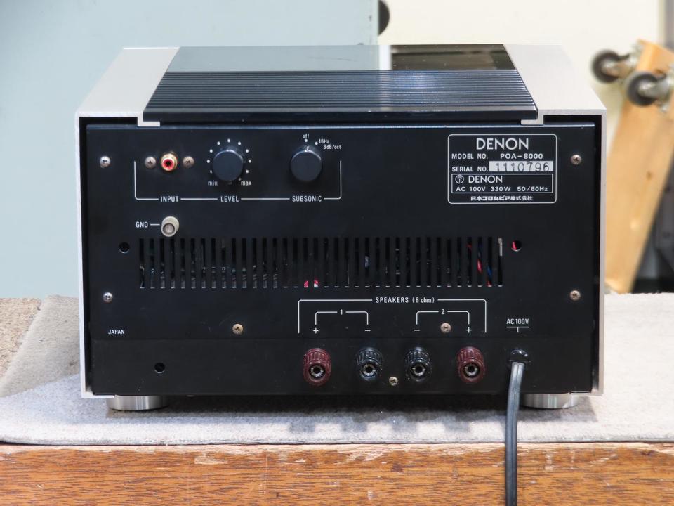 DENON デンオン POA-8000 モノラル パワーアンプ ペア ＜私蔵品緊急