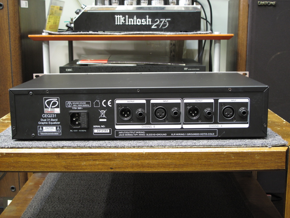 動作確認 Classic Pro CEQ1131 グラフィックイコライザー 動作確認 Classic Pro CEQ1131 グラフィックイコライザー - メルカリ