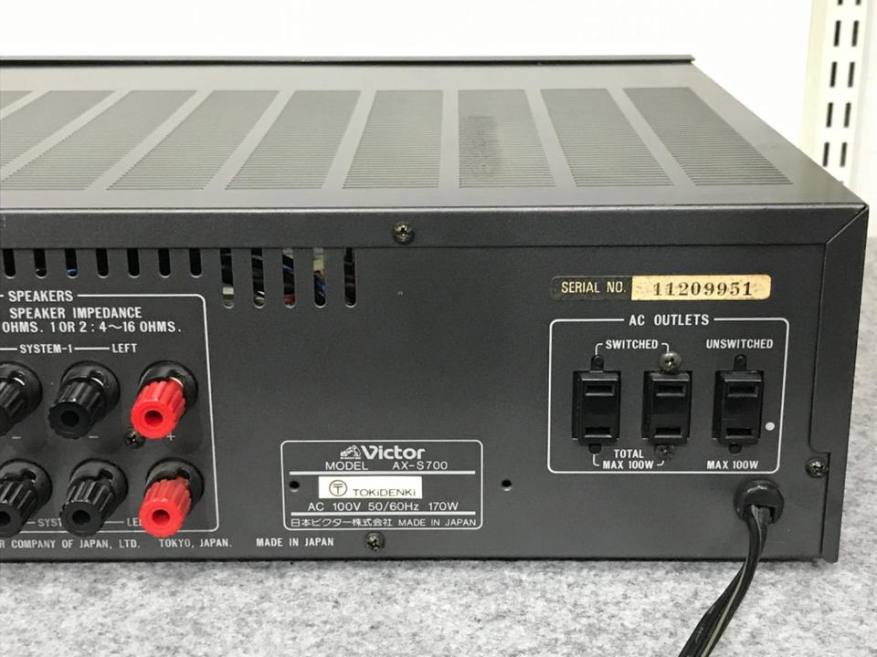 Victor ステレオインテグレーテッドアンプ AX-S700 Victor ステレオ