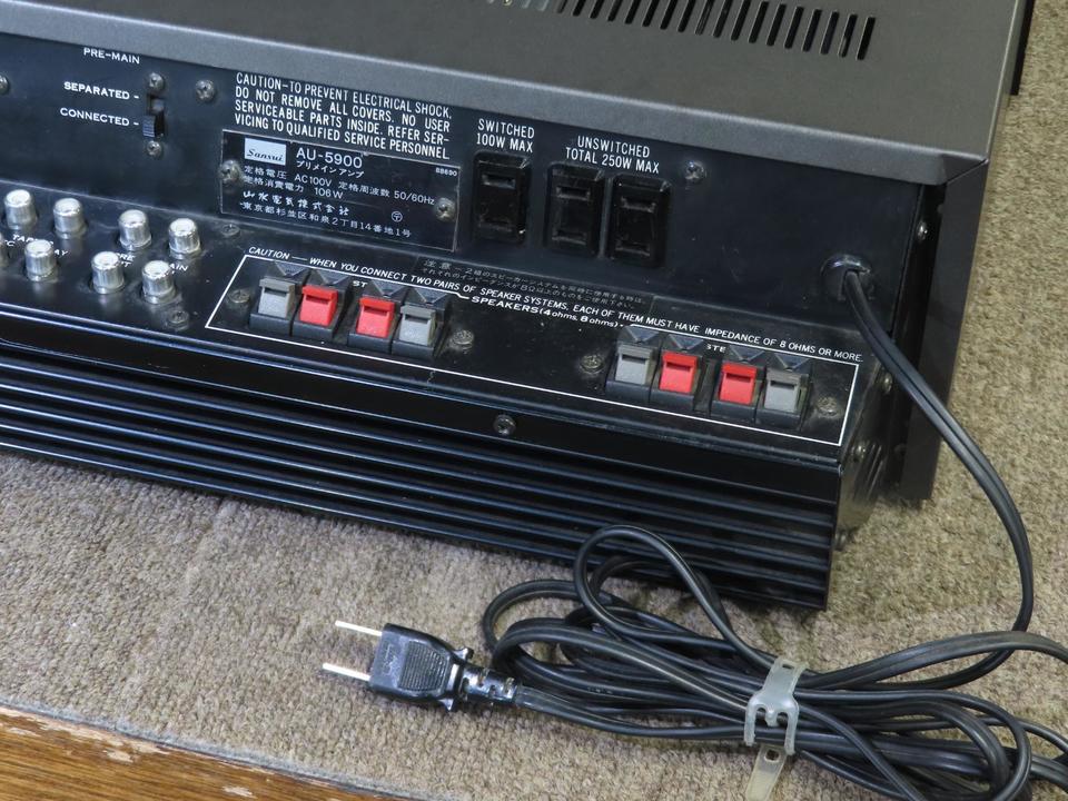 Sansui AU-5900 プリメインアンプ　名機　ジャンクにて ☆45年前！ SANSUI AU-5900 プリメインアンプのメンテナンスを