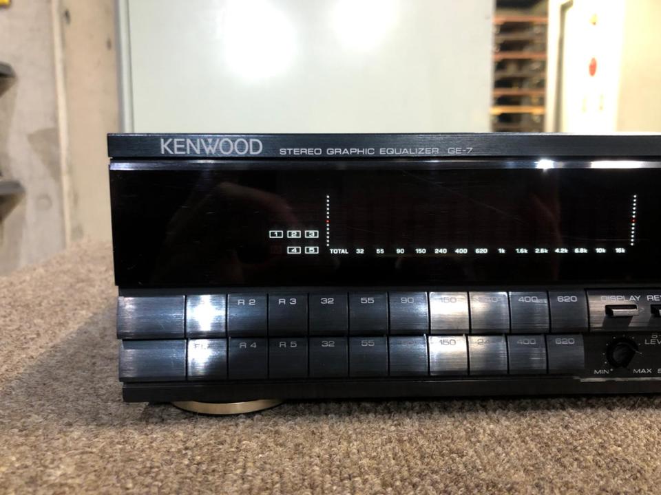 ケンウッド KENWOOD GE 7 グラフィック イコライザー ○保証付き 銘機○KENWOOD GE-7 ケンウッド グラフィック