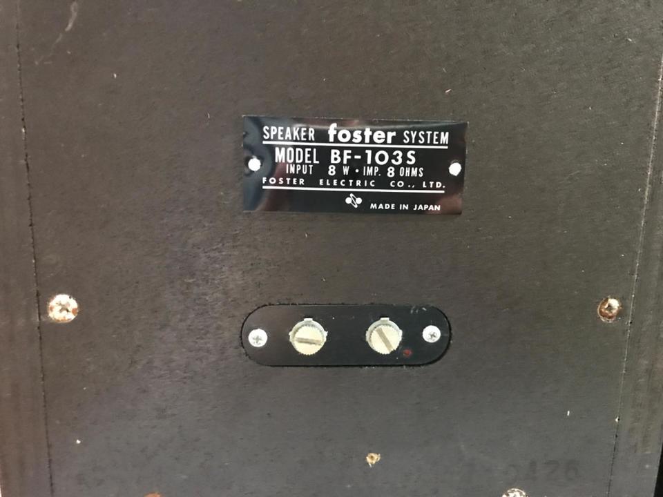 BF-103S Foster - 中古オーディオ 高価買取・販売 ハイファイ堂