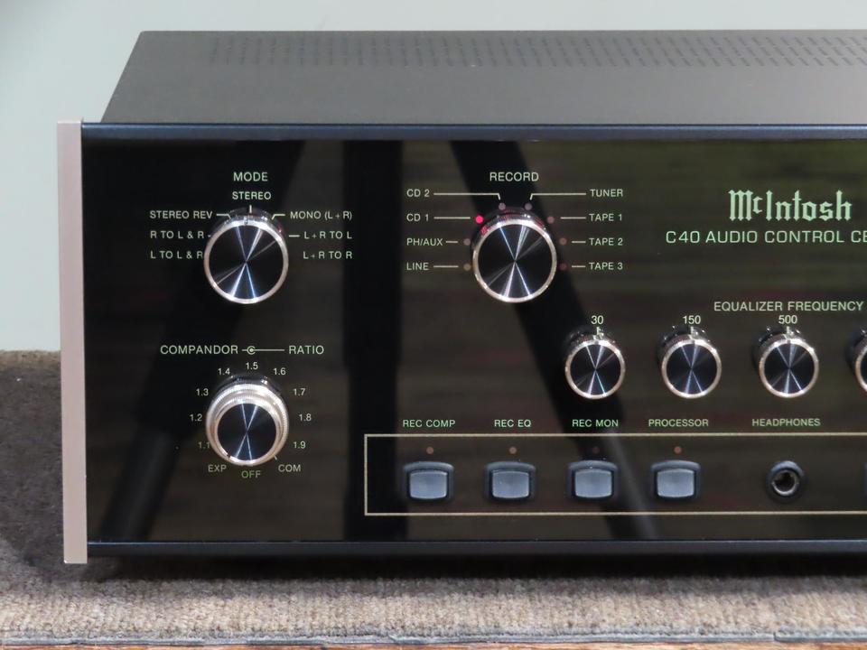 ◼️ジャンク品◼️マッキントッシュC40 AUDICONTROL CENTER McIntosh C40 コントロールセンター / 札幌の中古オーディオ