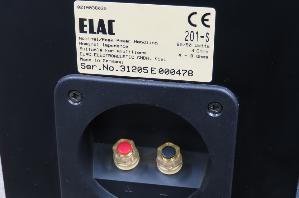 ELAC 201-S ブックシェルフスピーカー ELAC 201-S ブックシェルフスピーカー