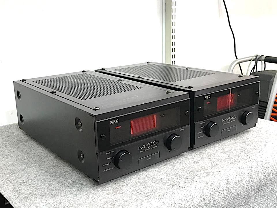 ★貴重！【美品】NEC M-50 パワーアンプ　動作品　送料無料！ ☆貴重！【美品】NEC M-50 パワーアンプ 動作品 送料無料！