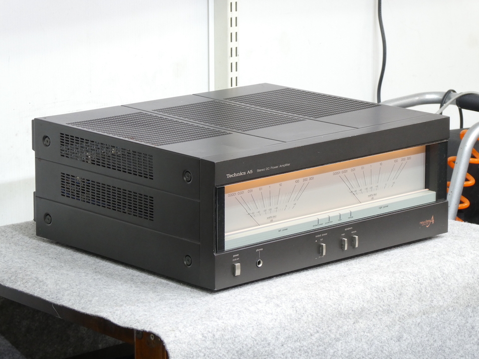 【美品】Technics SE-A5 テクニクス パワーアンプ ② テクニクス Technics SE-A5MK2 ステレオパワーアンプ @25742 / 中古