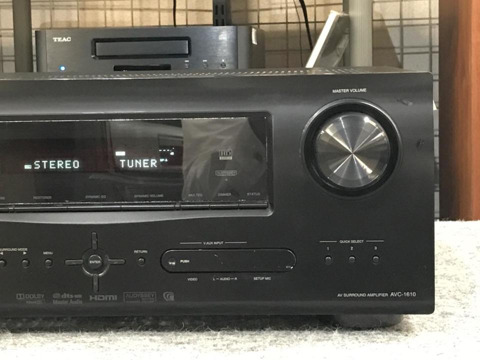 毎日値下げ　DENON AVアンプ リモコン付き AVC-1610 ブラック AVC-1610 - AVアンプ | Denon - 日本