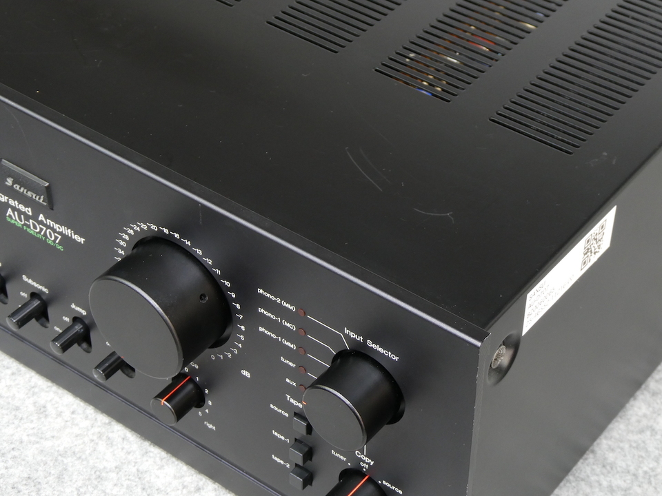 フルレストア絶品！整備済完動超美品！山水高級プリメインアンプAU-D707 フルレストア絶品！整備済完動超美品！山水高級プリメインアンプAU-D707