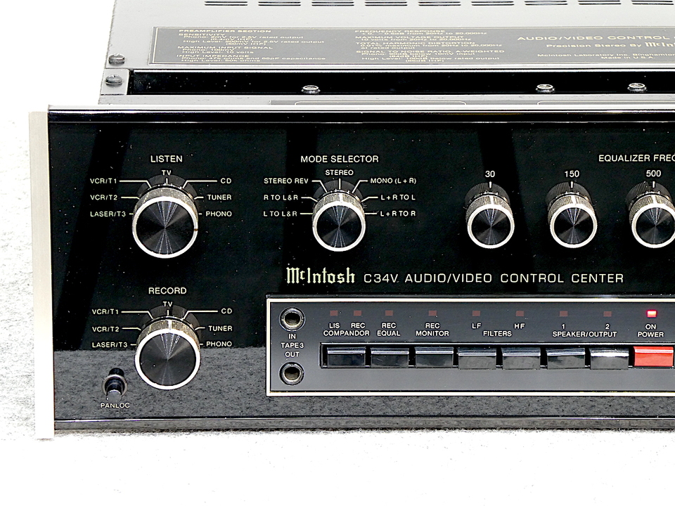 C34V McIntosh - 中古オーディオ 高価買取・販売 ハイファイ堂