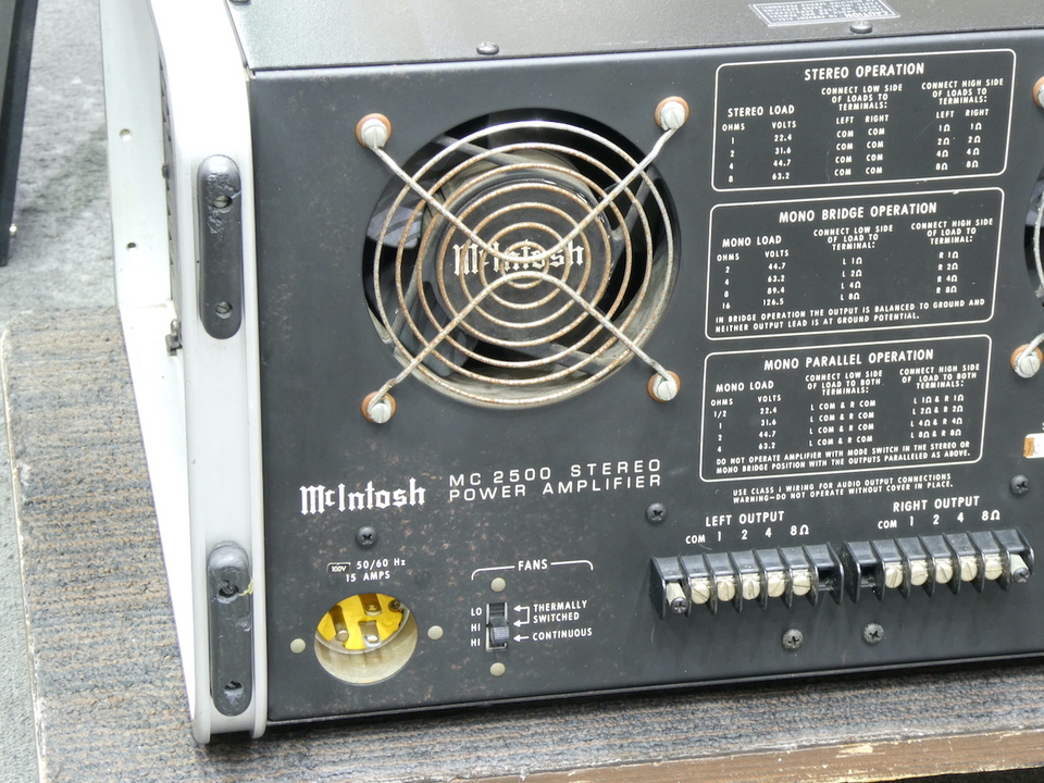 McIntosh MC 2500マッキントッシュ オーディオ 音響機器 中古 直 McIntosh MC 2500マッキントッシュ オーディオ 音響機器 中古 直