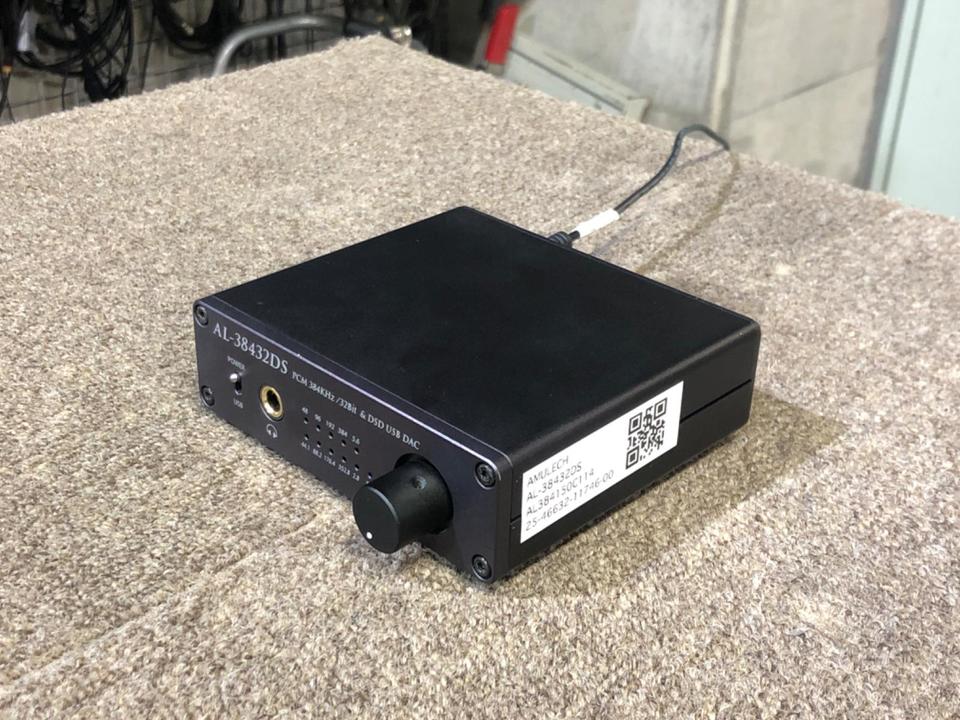 Amulech アムレック AL-38432DS USB DAC 中古 Amulech AL-38432DS USB DAC/ヘッドフォンアンプ 元箱付 @31186