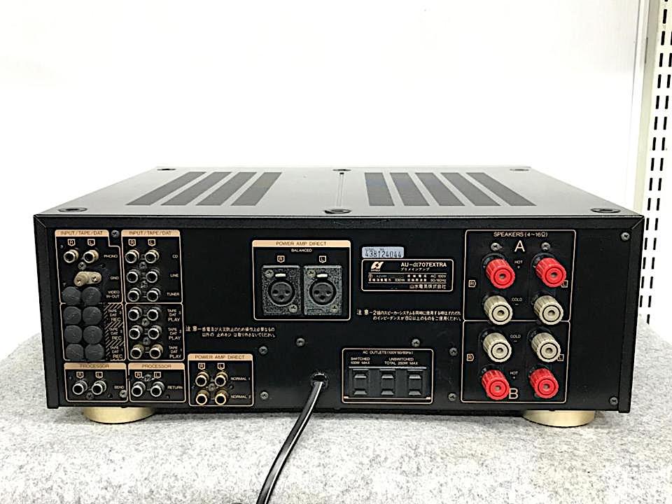 SANSUI サンスイ AU-α707EXTRA プリメインアンプ アンプ Amazon.co.jp: SANSUI 山水 サンスイ AU-α707L Extra ブラック