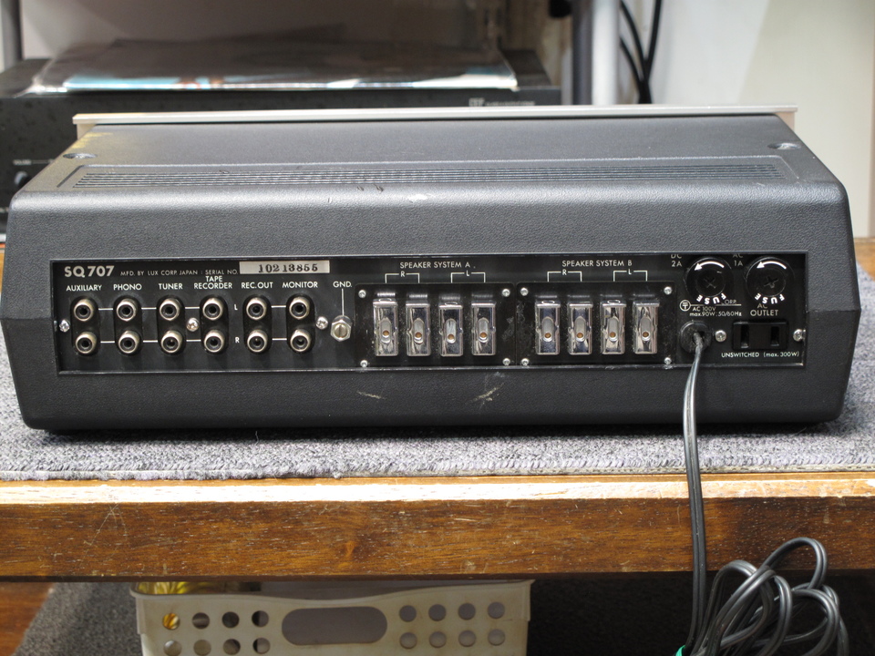 アンプ LUXMAN SQ707 SQ707 LUXMAN - 中古オーディオ 高価買取・販売 ハイファイ堂