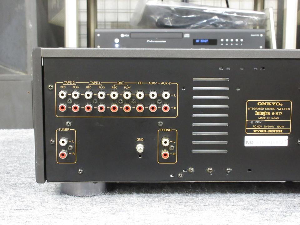 ONKYO　　ステレオアンプA-917 ONKYO・オンキヨー Integra A-917 音質などのレビュー B級