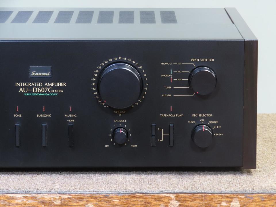 調整済　山水　Sansui　AU-D607G　Extra　プリメインアンプ 名機 SANSUI AU-D607G EXTRA プリメインアンプ サンスイ - メルカリ