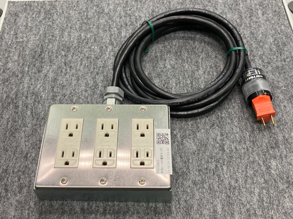  2025年おすすめのアイテム満載 新型シールド重鉄タップ6個口/3.0m PRO 中古オーディオ - CABLE メンテナンス