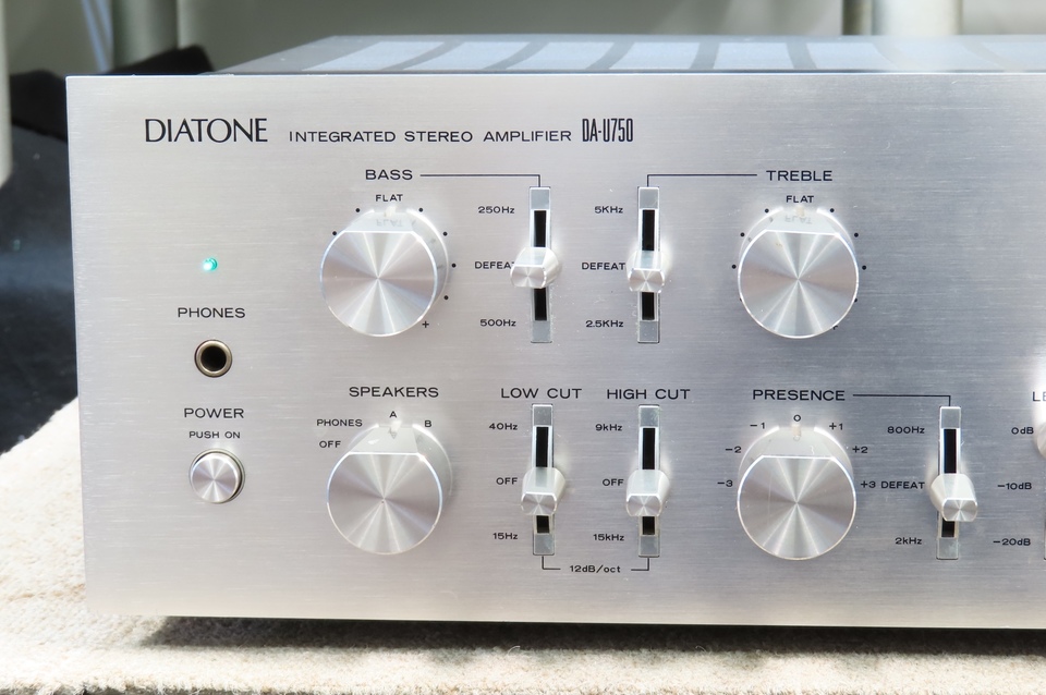 DIATONE アンプ DA-U750 DA-U750 DIATONE - 中古オーディオ 高価買取・販売 ハイファイ堂