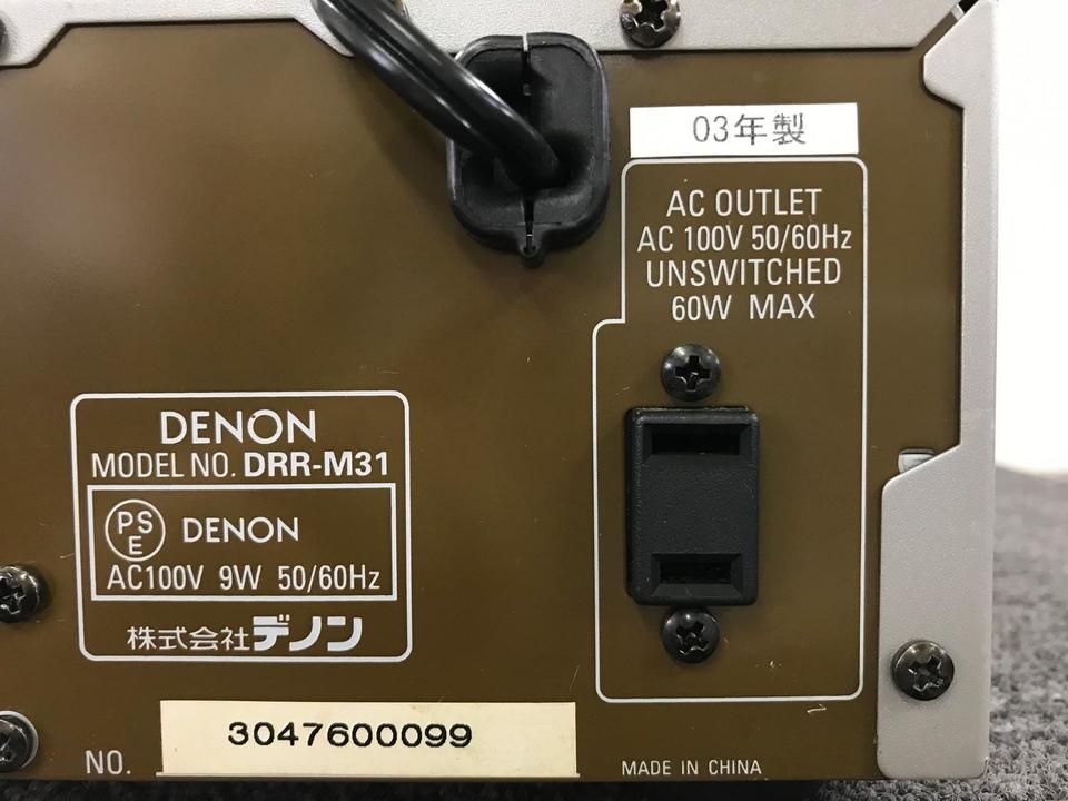 DENON カセットデッキ drr-m31 ステレオ工房 ポニー：DENON_DRR-M31_001