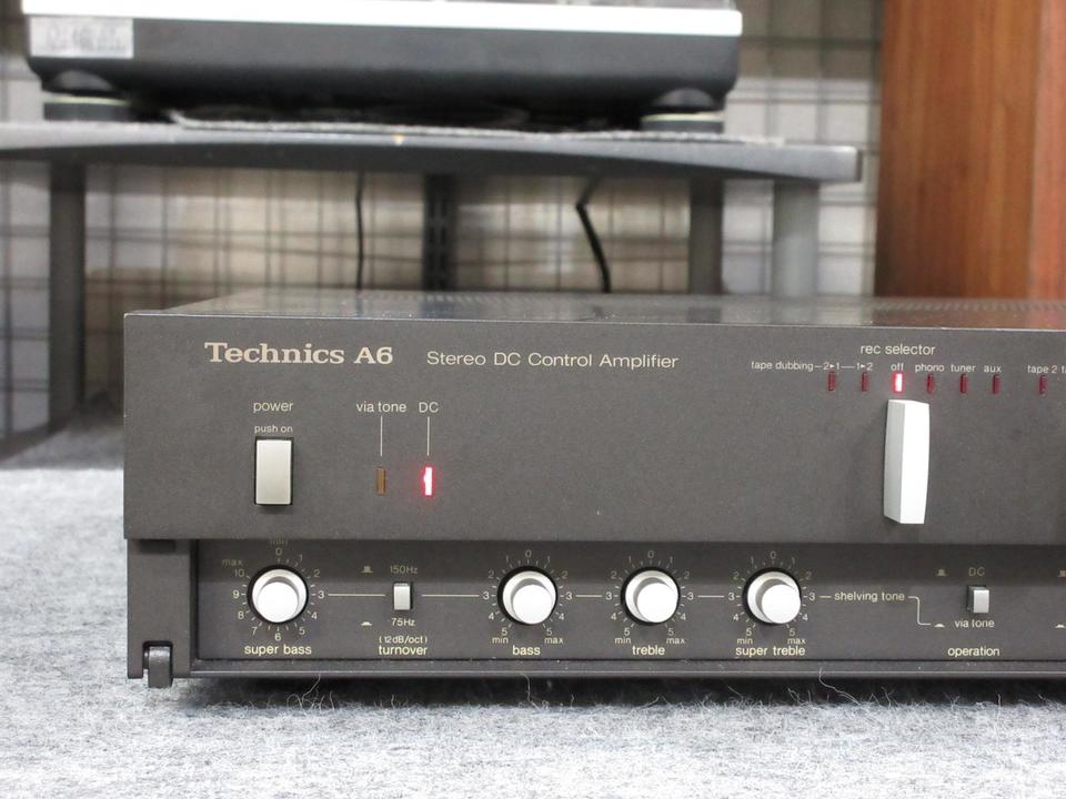 【美品】 【動作品】 Technics DCコントロールアンプ SU-A6 Technics SU-A6 Stereo Control Amplifier Pre-Amp Audio