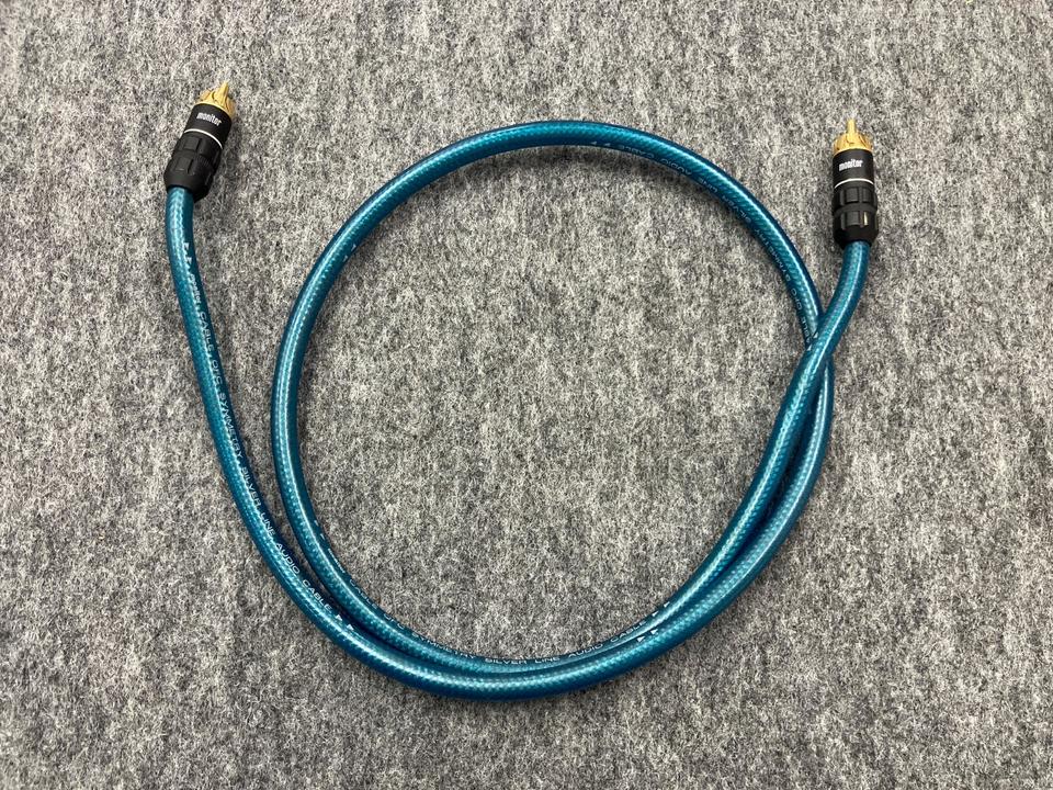 OFC SYMMETRY SILVER LINE AUDIO CABLE/1.0m monitor - 中古オーディオ