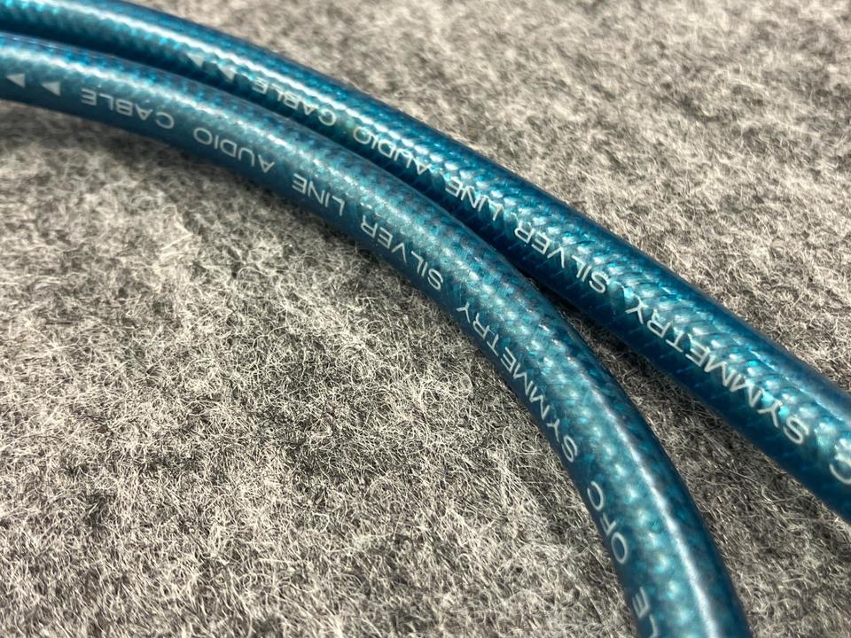 OFC SYMMETRY SILVER LINE AUDIO CABLE/1.0m monitor - 中古オーディオ