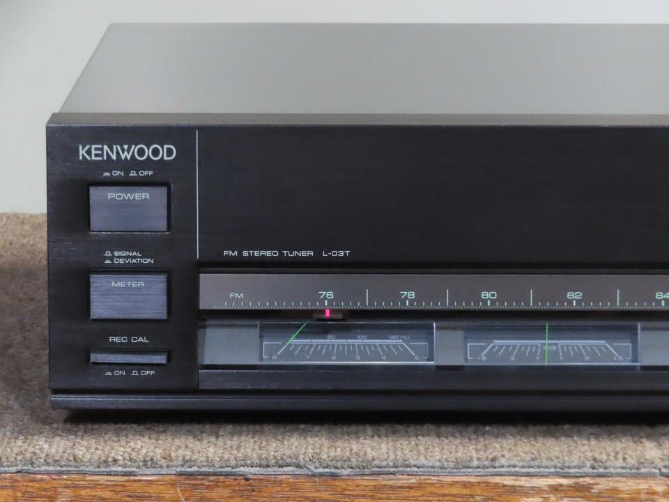 KENWOOD★FM専用ステレオチューナー L-03T ケンウッド★中古 L-03T KENWOOD - 中古オーディオ 高価買取・販売 ハイファイ堂