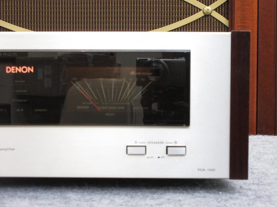 DENON POA-1500 パワーアンプ【ジャンク】 POA-1500 DENON - 中古オーディオ 高価買取・販売 ハイファイ堂