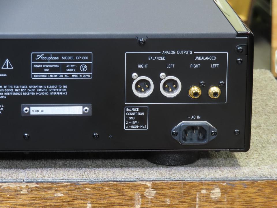 Accuphase DP-600 アキュフェーズ CDプレーヤー Accuphase アキュフェーズ 新製品 DP-400、 DP-600 発売
