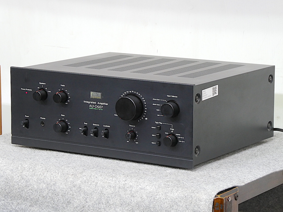 〜週末限定値引き〜　美品！！ AU-D607 プリメインアンプ ブラック AU-D607 SANSUI - 中古オーディオ 高価買取・販売 ハイファイ堂