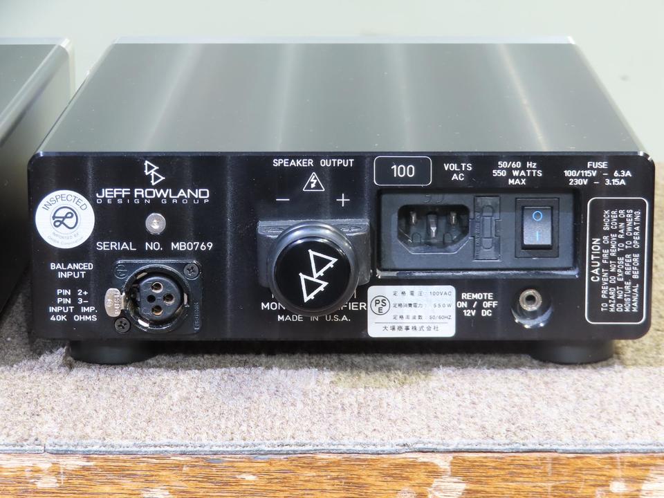 Jeff Rowland モノラルパワーアンプ Model 201 中古 g.jpg