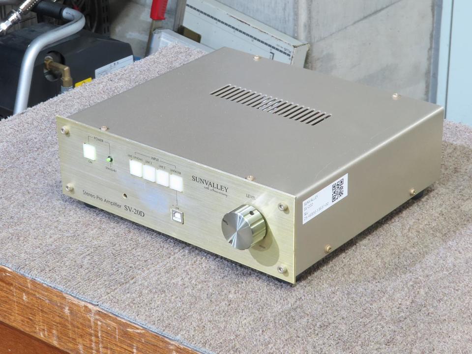 SUNVALLEY 真空管ステレオプリアンプ SV-20D 本体 SUNVALLEY 真空管ステレオプリアンプ SV-20D 本体 SUNVALLEY